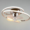 LED Φωτιστικό-Ανεμιστήρας Οροφής Νίκελ Φ50 Umea 38W CCT 4400lm Dimmable με Τηλεχειριστήριο Reality – R67252106