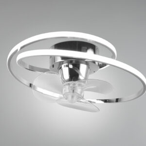 LED Φωτιστικό-Ανεμιστήρας Οροφής Νίκελ Φ50 Umea 38W CCT 4400lm Dimmable με Τηλεχειριστήριο Reality – R67252106