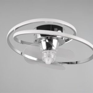 LED Φωτιστικό-Ανεμιστήρας Οροφής Νίκελ Φ50 Umea 38W CCT 4400lm Dimmable με Τηλεχειριστήριο Reality – R67252106