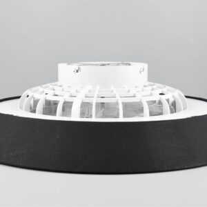 Φωτιστικό-Ανεμιστήρας Οροφής Μαύρο VARBERG LED 30W 3500lm CCT Dimmable με Τηλεχειριστήριο Reality – R67292102