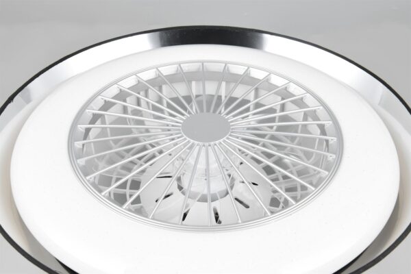 Φωτιστικό-Ανεμιστήρας Οροφής Μαύρο VARBERG LED 30W 3500lm CCT Dimmable με Τηλεχειριστήριο Reality – R67292102