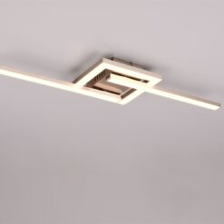 Φωτιστικό Οροφής VIALE Reality LED 17W 1950lm 4000K Περιστρεφόμενο Νίκελ Ματ – R67303107