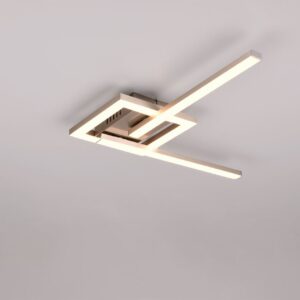 Φωτιστικό Οροφής VIALE Reality LED 17W 1950lm 4000K Περιστρεφόμενο Νίκελ Ματ – R67303107