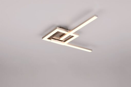 Φωτιστικό Οροφής VIALE Reality LED 17W 1950lm 4000K Περιστρεφόμενο Νίκελ Ματ – R67303107