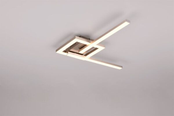 Φωτιστικό Οροφής VIALE Reality LED 17W 1950lm 4000K Περιστρεφόμενο Νίκελ Ματ – R67303107