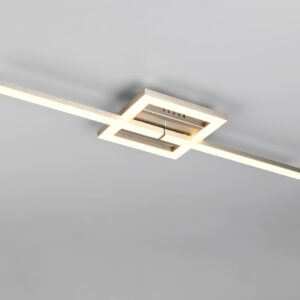 Φωτιστικό Οροφής VIALE Reality LED 17W 1950lm 4000K Περιστρεφόμενο Νίκελ Ματ – R67303107