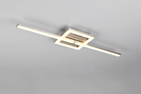 Φωτιστικό Οροφής VIALE Reality LED 17W 1950lm 4000K Περιστρεφόμενο Νίκελ Ματ – R67303107