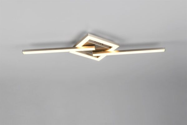 Φωτιστικό Οροφής VIALE Reality LED 17W 1950lm 4000K Περιστρεφόμενο Νίκελ Ματ – R67303107