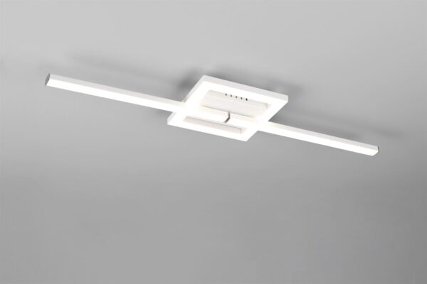 Φωτιστικό Οροφής VIALE Reality LED 17W 1950lm 4000K Περιστρεφόμενο Λευκό Ματ – R67303131
