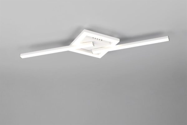 Φωτιστικό Οροφής VIALE Reality LED 17W 1950lm 4000K Περιστρεφόμενο Λευκό Ματ – R67303131