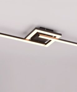 Φωτιστικό Οροφής VIALE Trio Lighting LED 17W 3000K Περιστρεφόμενο Μαύρο Ματ – R67303132