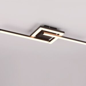 Φωτιστικό Οροφής VIALE  Trio Lighting LED 17W 3000K Περιστρεφόμενο Μαύρο Ματ – R67303132