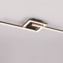 Φωτιστικό Οροφής VIALE Trio Lighting LED 17W 3000K Περιστρεφόμενο Μαύρο Ματ – R67303132