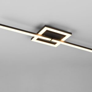 Φωτιστικό Οροφής VIALE  Trio Lighting LED 17W 3000K Περιστρεφόμενο Μαύρο Ματ – R67303132