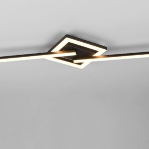 Φωτιστικό Οροφής VIALE  Trio Lighting LED 17W 3000K Περιστρεφόμενο Μαύρο Ματ – R67303132