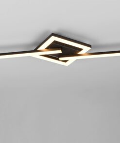 Φωτιστικό Οροφής VIALE Trio Lighting LED 17W 3000K Περιστρεφόμενο Μαύρο Ματ – R67303132