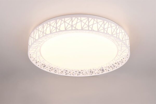Φωτιστικό Οροφής CLUSTER Reality LED 40W 4300lm CCT Dimmable Με Χειριστήριο Λευκό – R67321101