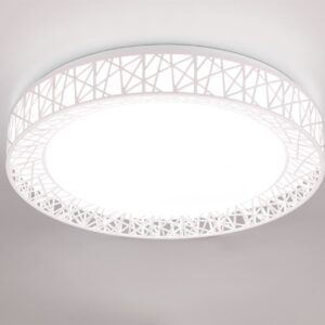 Φωτιστικό Οροφής CLUSTER Reality LED 40W 4300lm CCT Dimmable Με Χειριστήριο Λευκό – R67321101