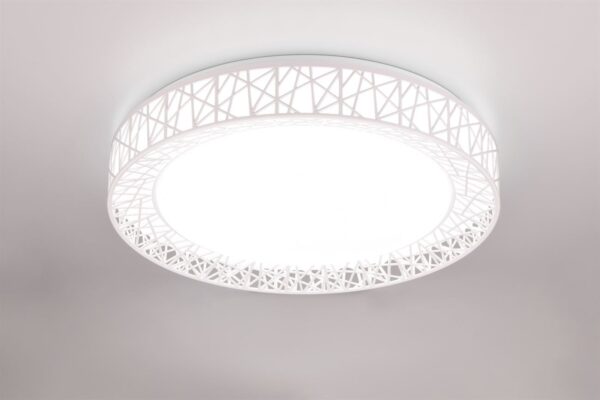 Φωτιστικό Οροφής CLUSTER Reality LED 40W 4300lm CCT Dimmable Με Χειριστήριο Λευκό – R67321101