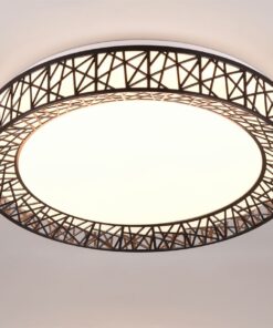 Φωτιστικό Οροφής CLUSTER Reality LED 40W 4300lm CCT Dimmable Με Χειριστήριο Μαύρο – R67321102