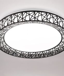 Φωτιστικό Οροφής CLUSTER Reality LED 40W 4300lm CCT Dimmable Με Χειριστήριο Μαύρο – R67321102