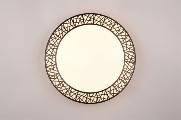 Φωτιστικό Οροφής CLUSTER Reality LED 40W 4300lm CCT Dimmable Με Χειριστήριο Μαύρο – R67321102
