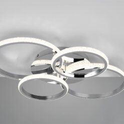 Φωτιστικό Οροφής CIRES Reality LED 27W 3400lm 4000K Περιστρεφόμενο Step Dimmable Χρώμιο – R67364106