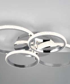 Φωτιστικό Οροφής CIRES Reality LED 27W 3400lm 4000K Περιστρεφόμενο Step Dimmable Χρώμιο – R67364106