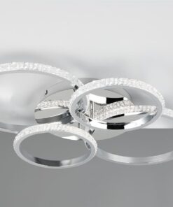 Φωτιστικό Οροφής CIRES Reality LED 27W 3400lm 4000K Περιστρεφόμενο Step Dimmable Χρώμιο – R67364106