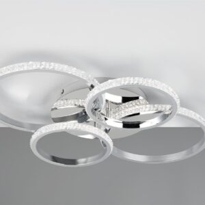 Φωτιστικό Οροφής CIRES Reality LED 27W 3400lm 4000K Περιστρεφόμενο Step Dimmable Χρώμιο – R67364106