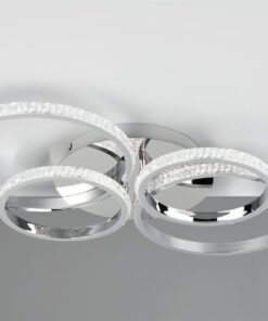 Φωτιστικό Οροφής CIRES Reality LED 27W 3400lm 4000K Περιστρεφόμενο Step Dimmable Χρώμιο – R67364106