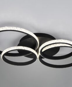 Φωτιστικό Οροφής CIRES Reality LED 27W 3400lm 4000K Περιστρεφόμενο Step Dimmable Μαύρο Ματ – R67364132