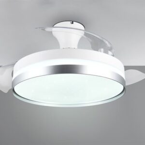 LED Φωτιστικό-Ανεμιστήρας Οροφής Τιτάν Φ100 LINDBERG 35W CCT 4050lm Dimmable με Τηλεχειριστήριο Reality – R67382187