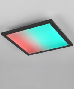 Φωτιστικό Οροφής Μαύρο Ματ 30×30 BETA Reality LED 13W 1400lm RGBW+CCT Dimmable με Χειριστήριο – R67663032