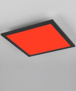 Φωτιστικό Οροφής Μαύρο Ματ 30×30 BETA Reality LED 13W 1400lm RGBW+CCT Dimmable με Χειριστήριο – R67663032