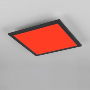 Φωτιστικό Οροφής Μαύρο Ματ 30×30 BETA Reality LED 13W 1400lm RGBW+CCT Dimmable με Χειριστήριο – R67663032