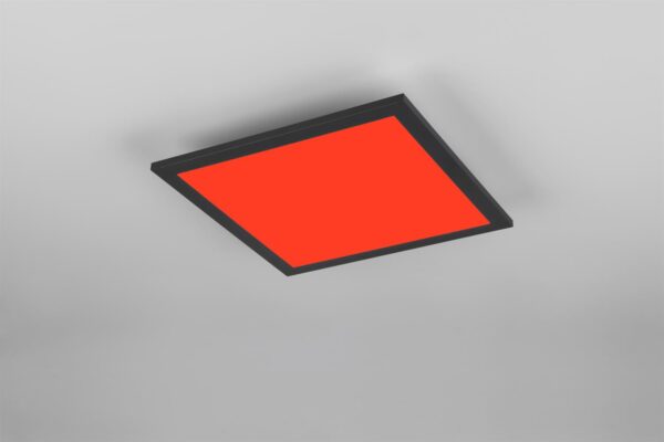 Φωτιστικό Οροφής Μαύρο Ματ 30×30 BETA Reality LED 13W 1400lm RGBW+CCT Dimmable με Χειριστήριο – R67663032