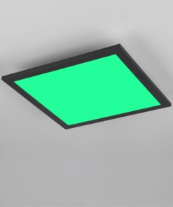 Φωτιστικό Οροφής Μαύρο Ματ 30×30 BETA Reality LED 13W 1400lm RGBW+CCT Dimmable με Χειριστήριο – R67663032