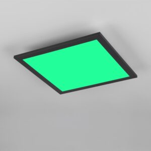 Φωτιστικό Οροφής Μαύρο Ματ 30×30 BETA Reality LED 13W 1400lm RGBW+CCT Dimmable με Χειριστήριο – R67663032