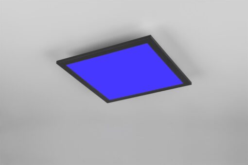 Φωτιστικό Οροφής Μαύρο Ματ 30×30 BETA Reality LED 13W 1400lm RGBW+CCT Dimmable με Χειριστήριο – R67663032