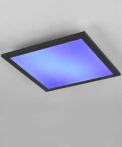 Φωτιστικό Οροφής Μαύρο Ματ 30×30 BETA Reality LED 13W 1400lm RGBW+CCT Dimmable με Χειριστήριο – R67663032