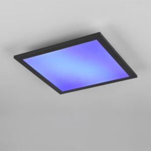 Φωτιστικό Οροφής Μαύρο Ματ 30×30 BETA Reality LED 13W 1400lm RGBW+CCT Dimmable με Χειριστήριο – R67663032