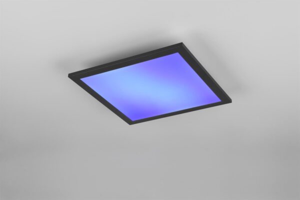 Φωτιστικό Οροφής Μαύρο Ματ 30×30 BETA Reality LED 13W 1400lm RGBW+CCT Dimmable με Χειριστήριο – R67663032