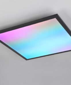 Φωτιστικό Οροφής Μαύρο Ματ 45×45 BETA Reality LED 18W 2000lm RGBW+CCT Dimmable με Χειριστήριο – R67664532