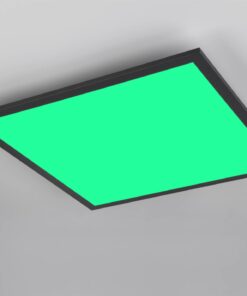 Φωτιστικό Οροφής Μαύρο Ματ 45×45 BETA Reality LED 18W 2000lm RGBW+CCT Dimmable με Χειριστήριο – R67664532