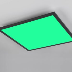 Φωτιστικό Οροφής Μαύρο Ματ 45×45 BETA Reality LED 18W 2000lm RGBW+CCT Dimmable με Χειριστήριο – R67664532