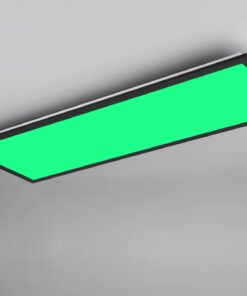 Φωτιστικό Οροφής Μαύρο Ματ 80×30 BETA Reality LED 31W 3350lm RGBW+CCT Dimmable με Χειριστήριο – R67668032