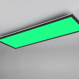 Φωτιστικό Οροφής Μαύρο Ματ 80×30 BETA Reality LED 31W 3350lm RGBW+CCT Dimmable με Χειριστήριο – R67668032