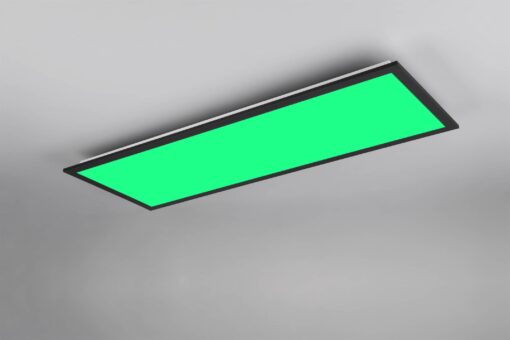 Φωτιστικό Οροφής Μαύρο Ματ 80×30 BETA Reality LED 31W 3350lm RGBW+CCT Dimmable με Χειριστήριο – R67668032
