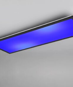 Φωτιστικό Οροφής Μαύρο Ματ 80×30 BETA Reality LED 31W 3350lm RGBW+CCT Dimmable με Χειριστήριο – R67668032